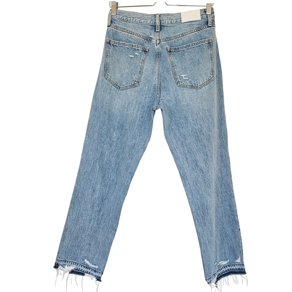 Pistola Charlie High-Rise Classic Straight Distressed Jeans 28 - Picture 11 of 13